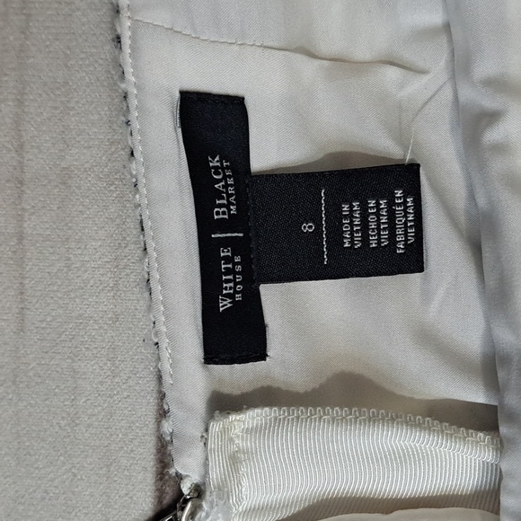 White House Black Market Tweed Skirt Size 8 - Picture 3 of 6